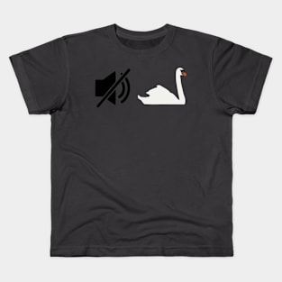 Mute Swan - Birding Humour Kids T-Shirt